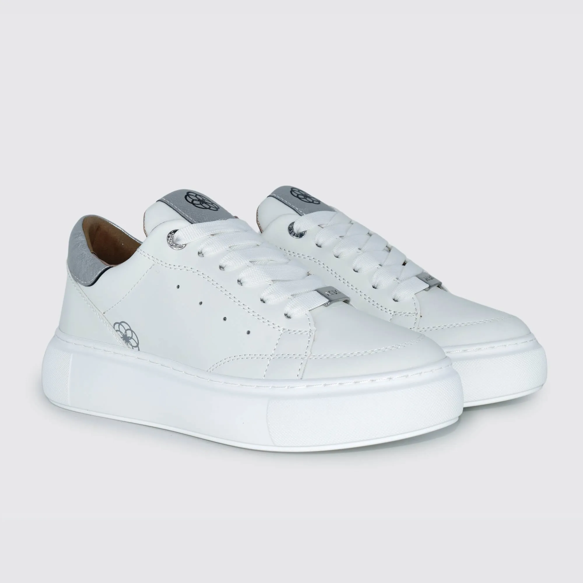 New Woman Glitter Phyton Silver
