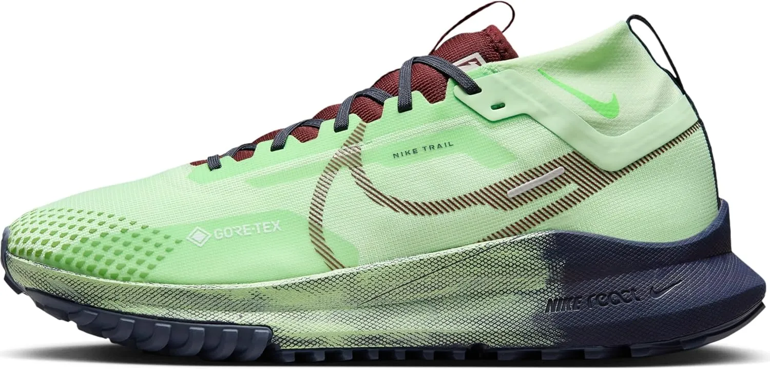 Nike Pegasus Trail 4 Gore-TEX Men's Waterproof Trail Running Shoes (DJ7926-303, Vapor Green/Thunder Blue/Light Armory Blue) Size 7.5