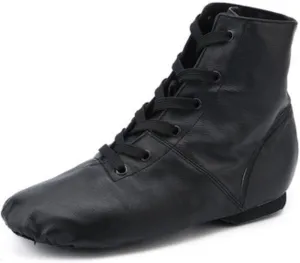 ONAIC Womens Ballroom Dance Shoes Jazz Boot Shoes Closed Toe Lace-Up Modern Salsa Shoes Platform Shoes