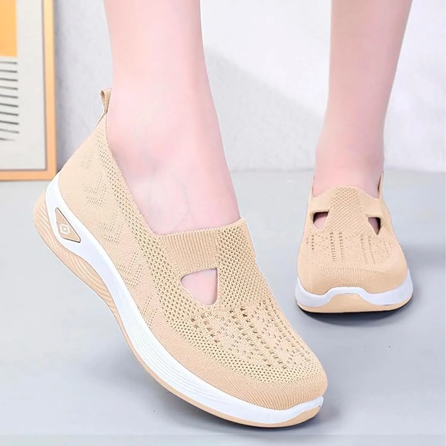 Orthopedic Shoes for Women, Zapatos Ortopdicos para Mujer, Orthoture Womens Shoes Breathable Soft Comfort Wear Shoes