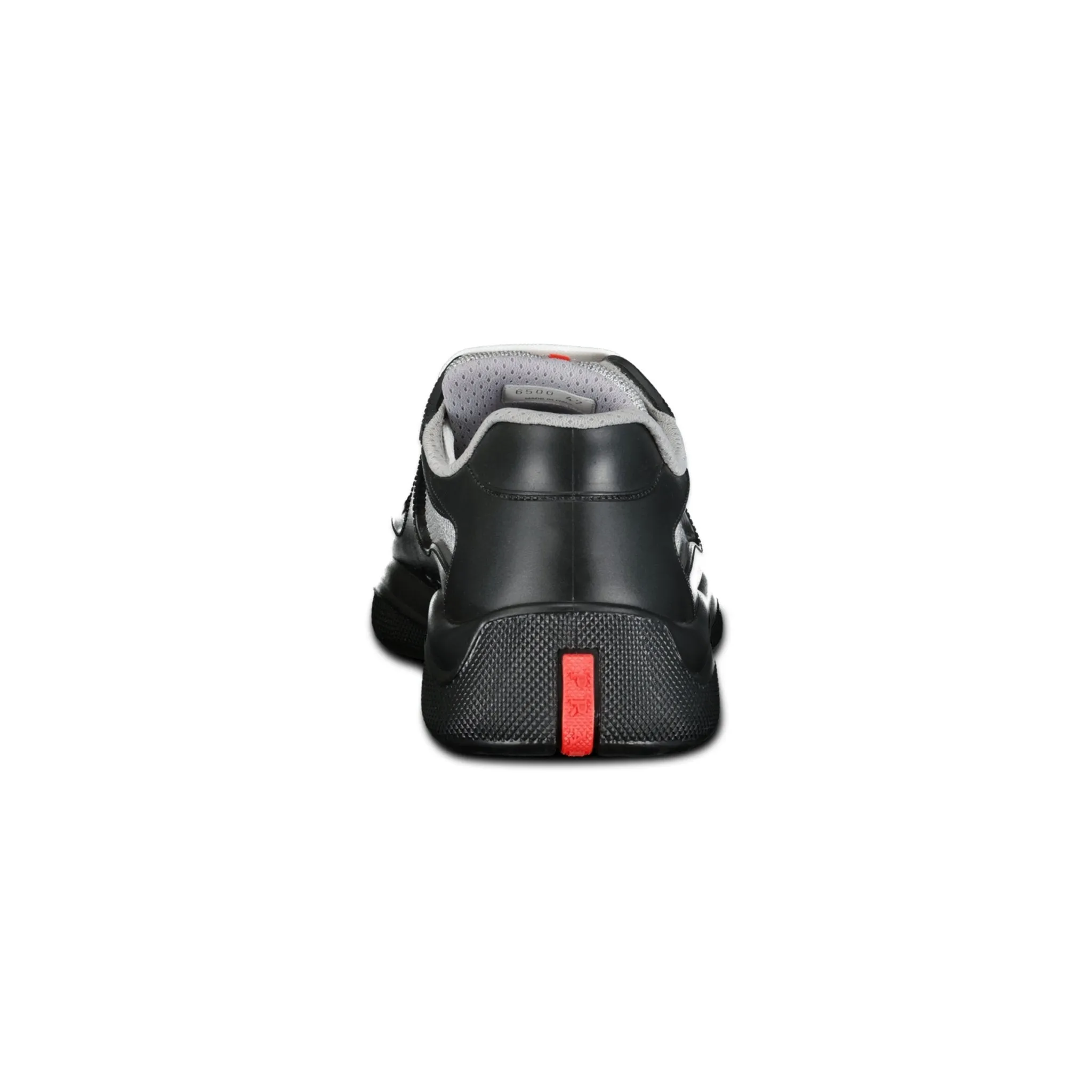 Prada Americas Cup Sneakers Soft Rubber Black & Grey Mesh