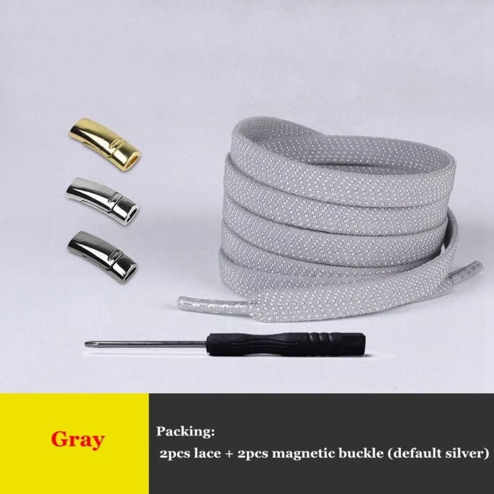 shoelaces magnetic closure fastening locking quick not tiying shoe laces ✈️ free.shipping