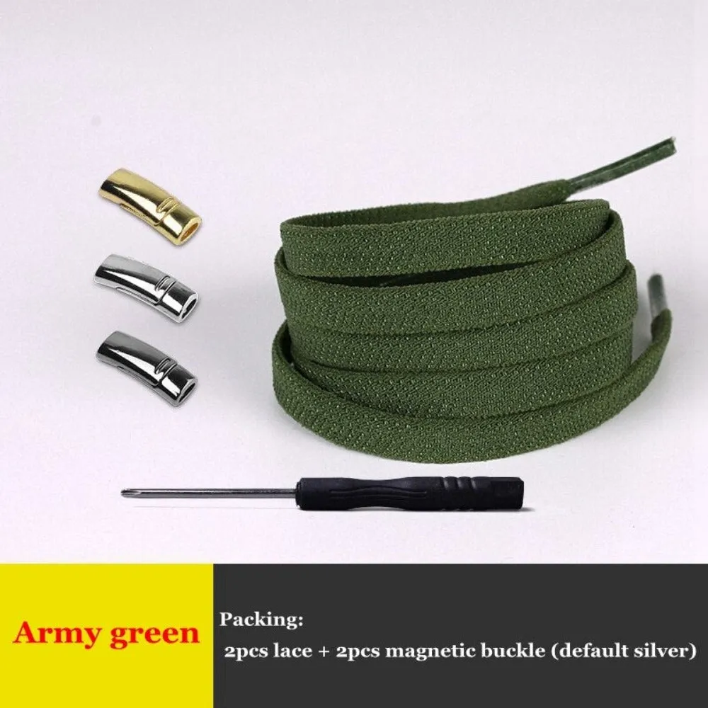 shoelaces magnetic closure fastening locking quick not tiying shoe laces ✈️ free.shipping