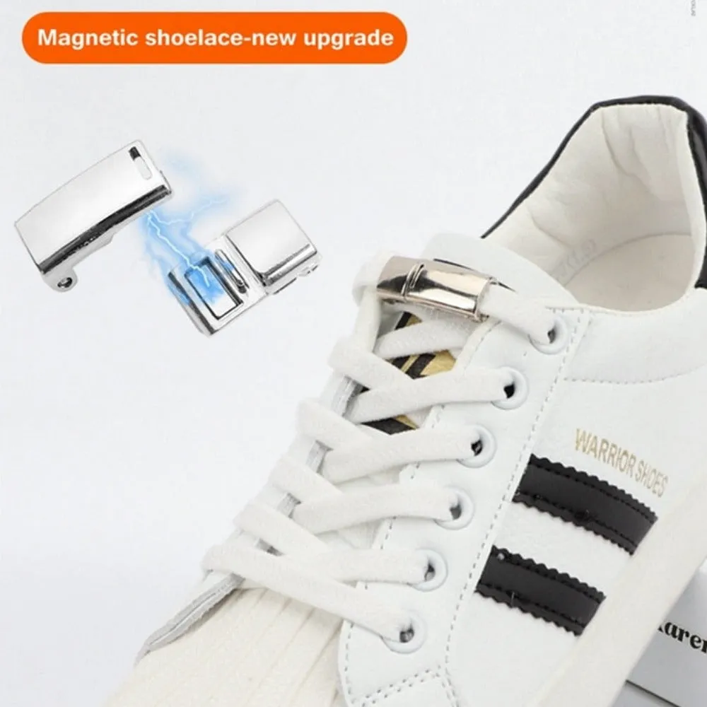shoelaces magnetic closure fastening locking quick not tiying shoe laces ✈️ free.shipping