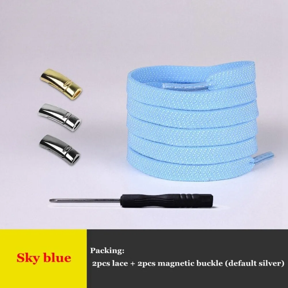 shoelaces magnetic closure fastening locking quick not tiying shoe laces ✈️ free.shipping