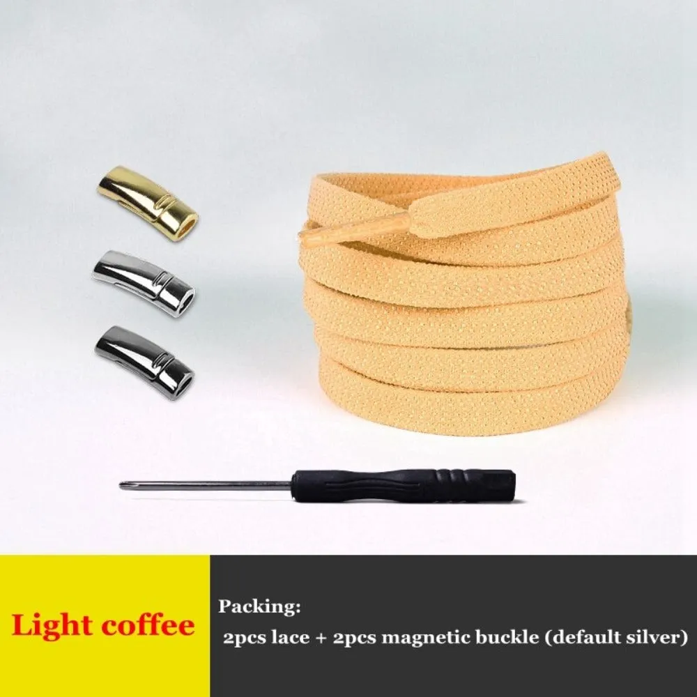 shoelaces magnetic closure fastening locking quick not tiying shoe laces ✈️ free.shipping