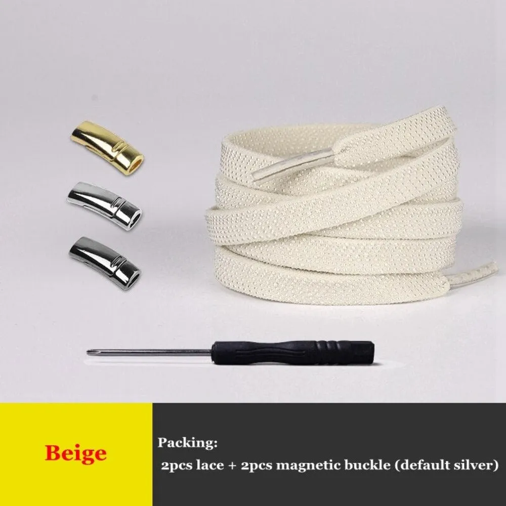 shoelaces magnetic closure fastening locking quick not tiying shoe laces ✈️ free.shipping