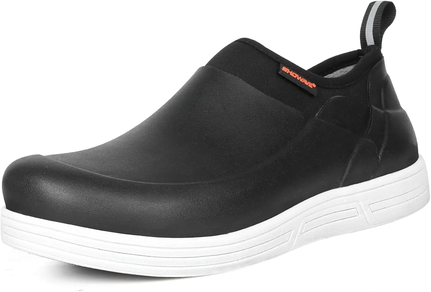Showave Non Slip Work Shoes for Men Waterproof Oil & Slip Resistant Food Servise Shoes Breathable Comfort Chief Shoe for Nurse Kitchen Restaruant Hospital