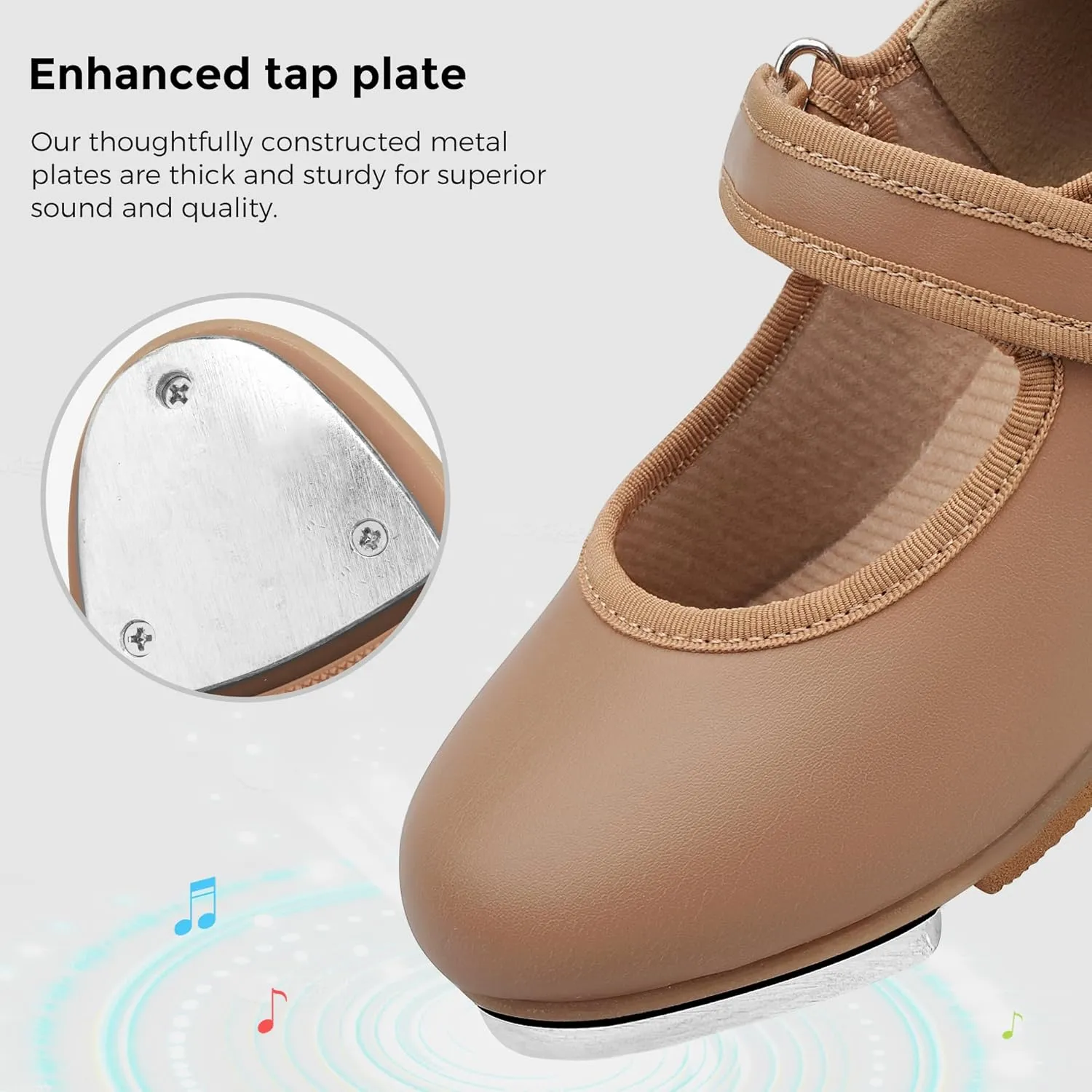 Stelle Tap Shoes for Girls Toddler Boys PU Leather Dance Shoes(Toddler/Little Kid/Big Kid)