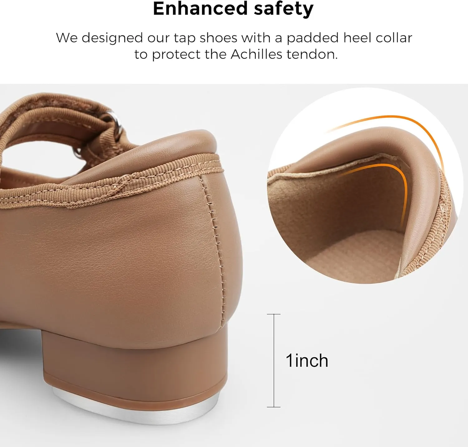 Stelle Tap Shoes for Girls Toddler Boys PU Leather Dance Shoes(Toddler/Little Kid/Big Kid)