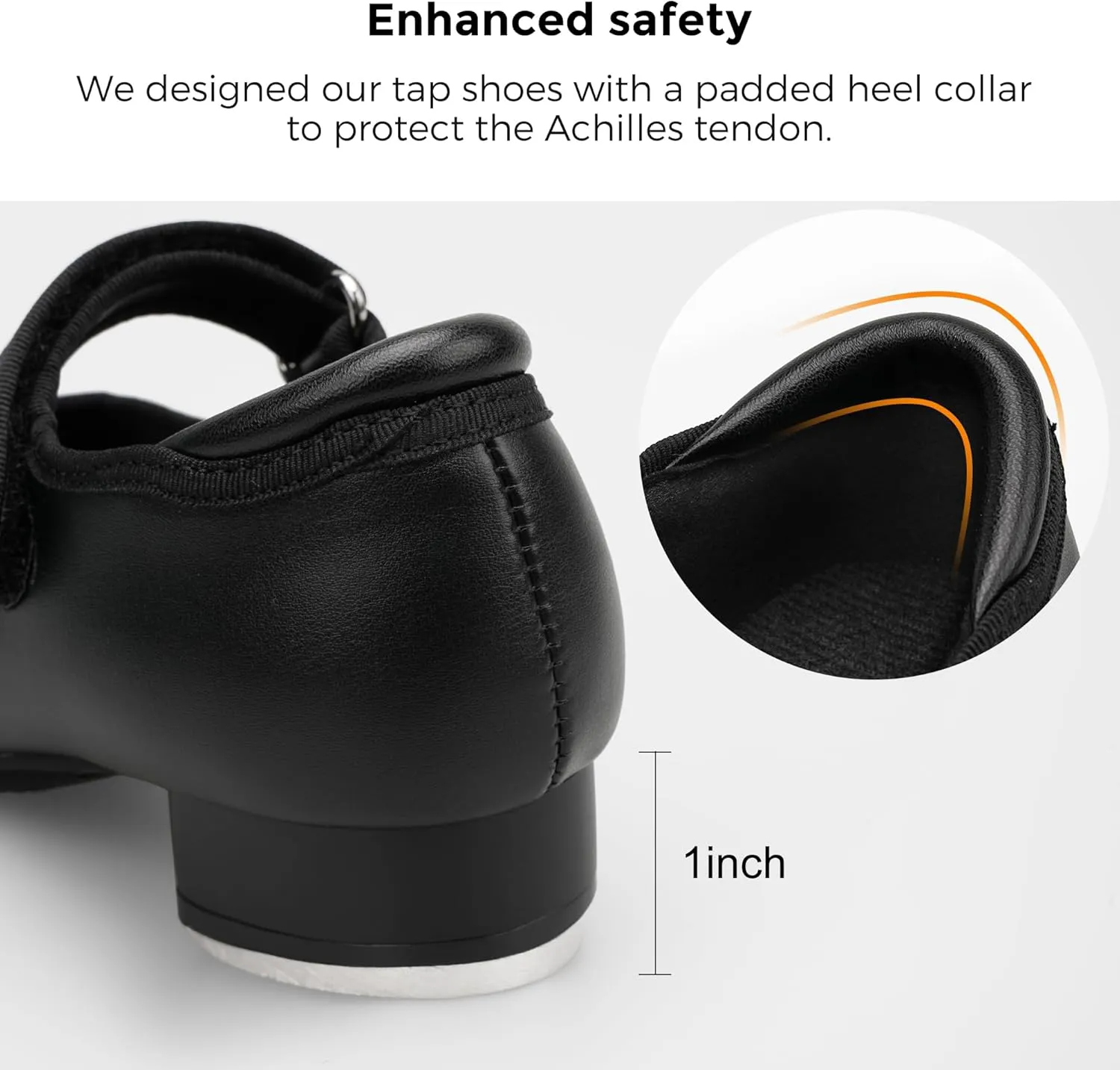 Stelle Tap Shoes for Girls Toddler Boys PU Leather Dance Shoes(Toddler/Little Kid/Big Kid)