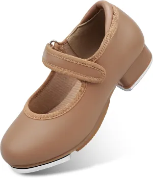 Stelle Tap Shoes for Girls Toddler Boys PU Leather Dance Shoes(Toddler/Little Kid/Big Kid)