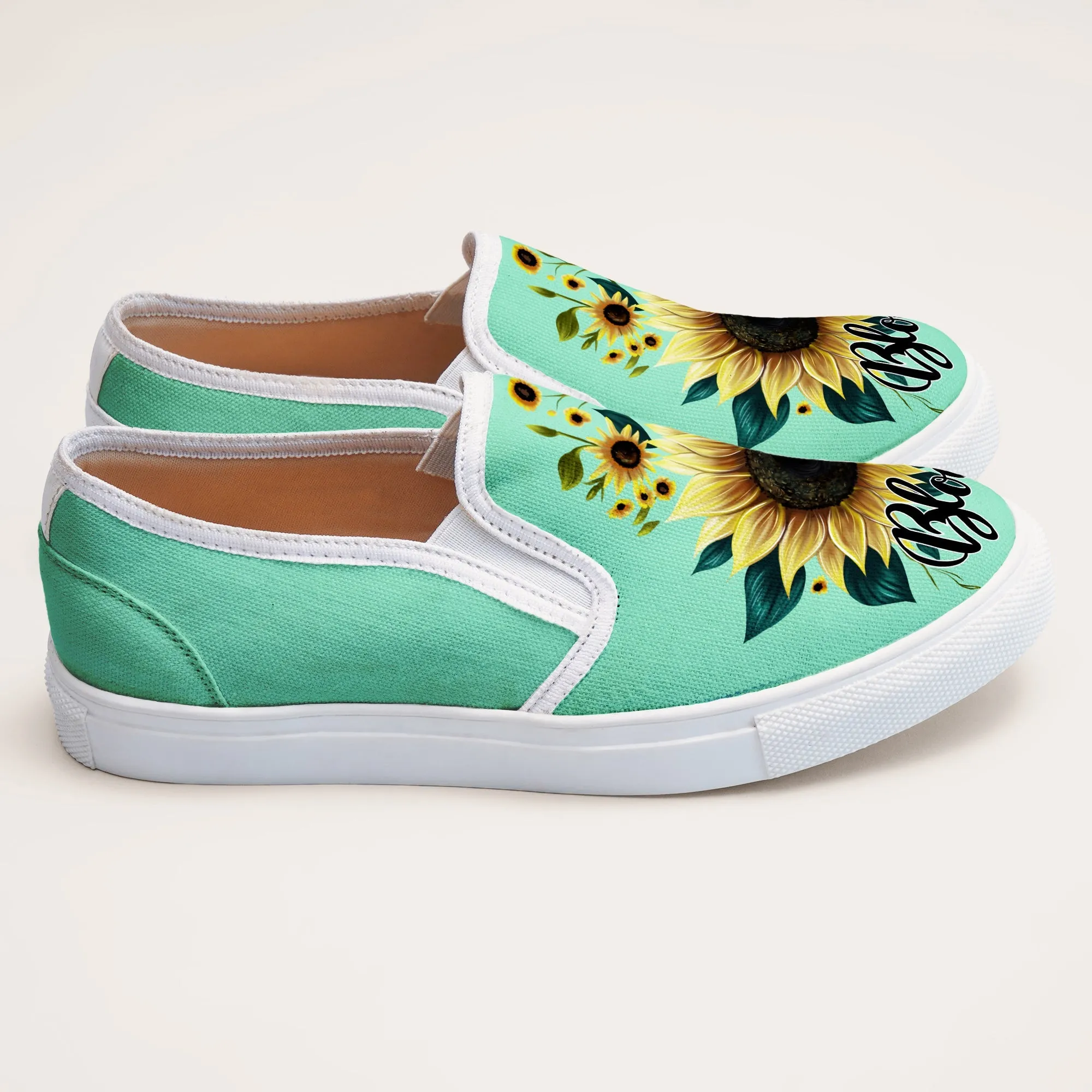 Sunflower Bloom Slipons