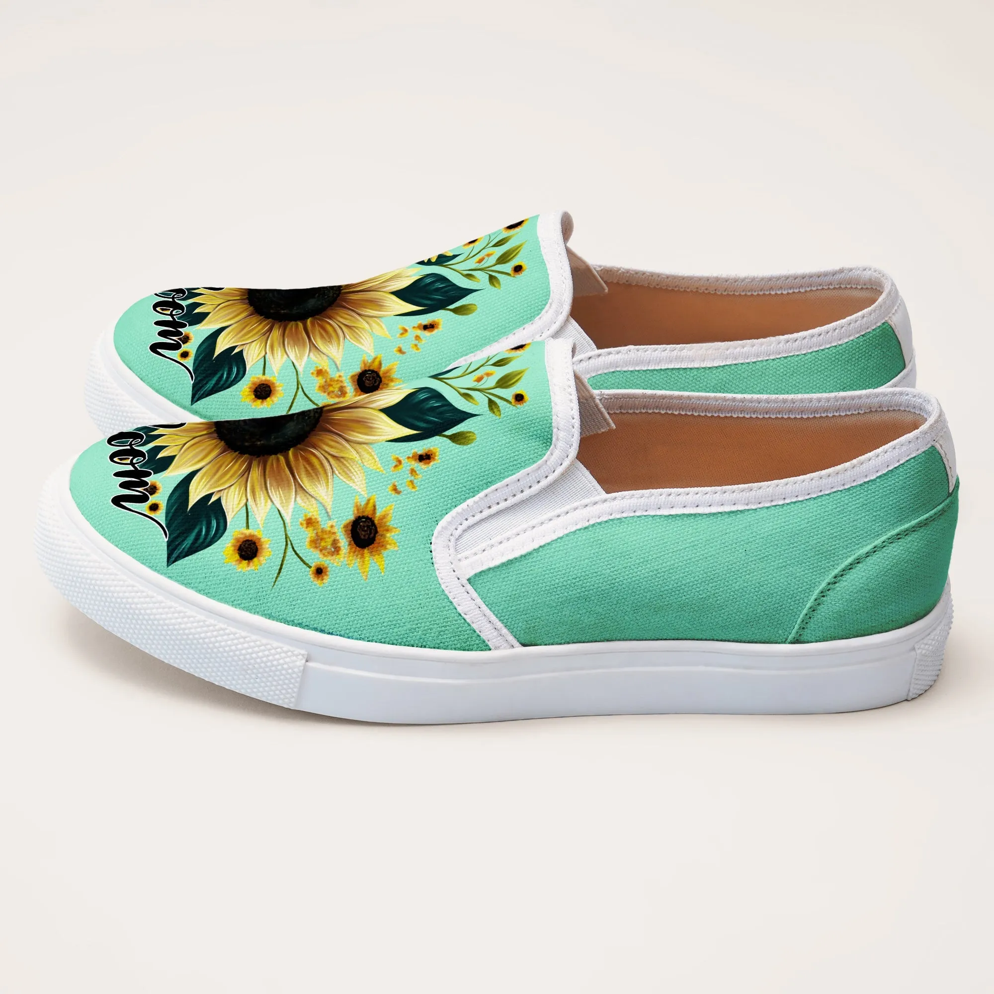 Sunflower Bloom Slipons