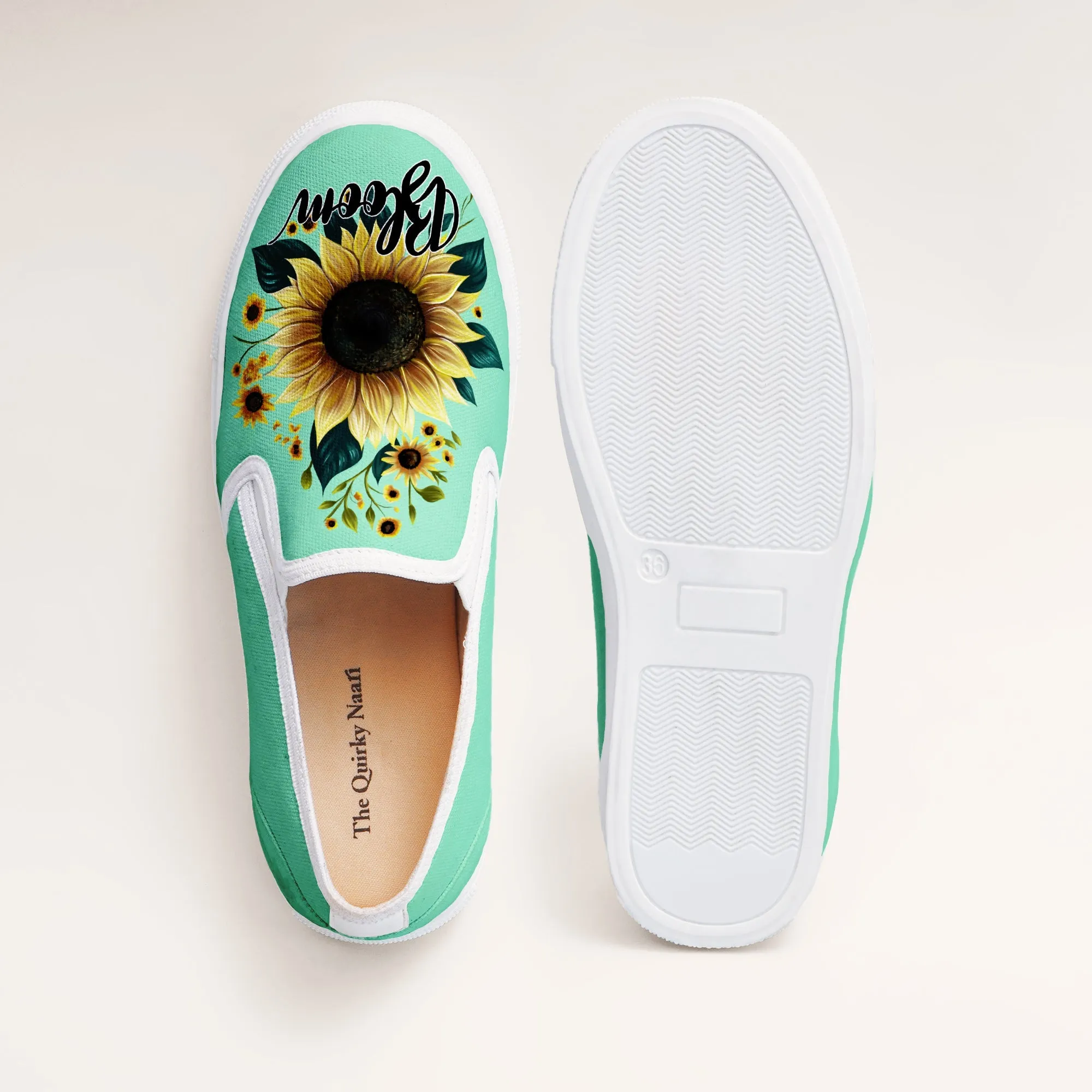 Sunflower Bloom Slipons