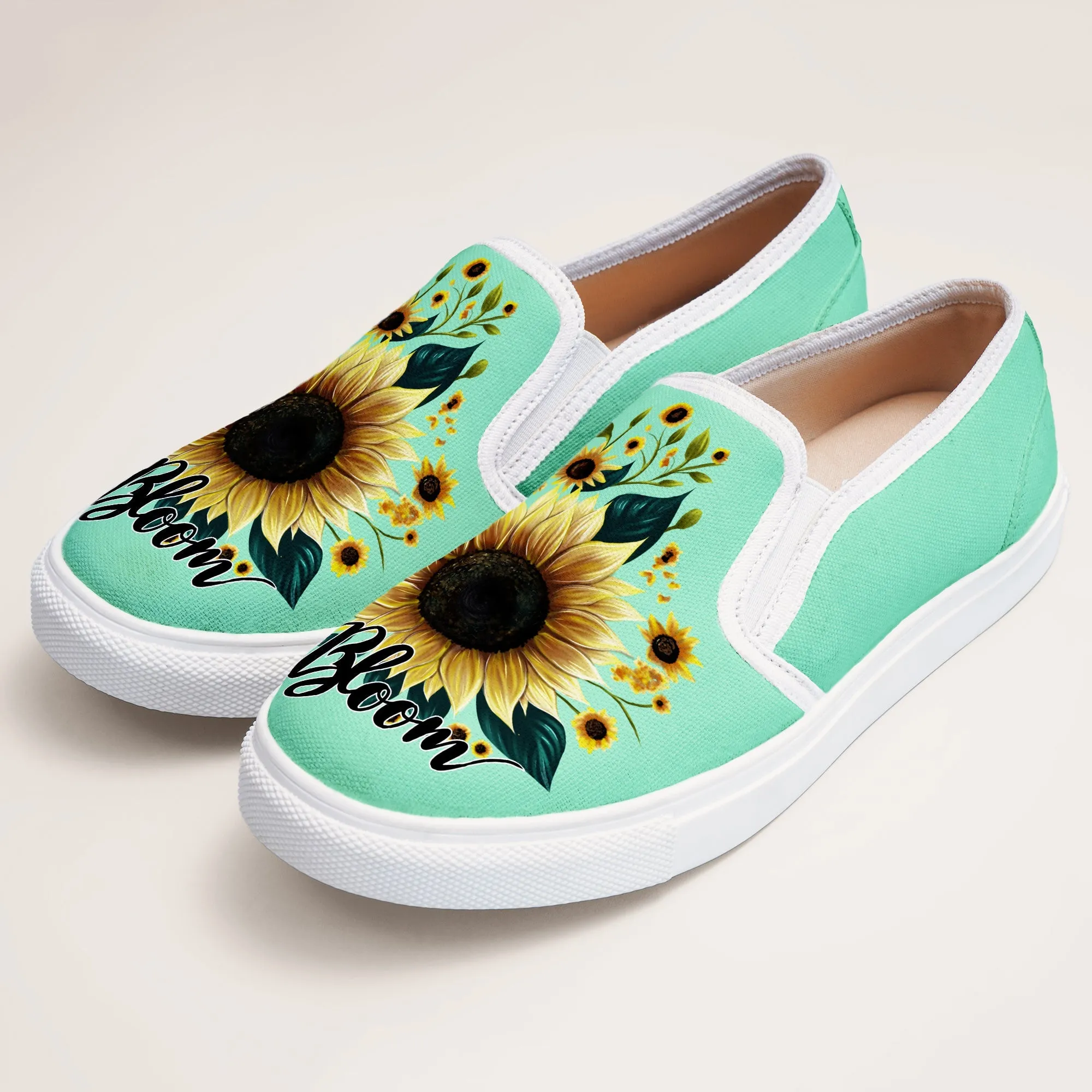 Sunflower Bloom Slipons