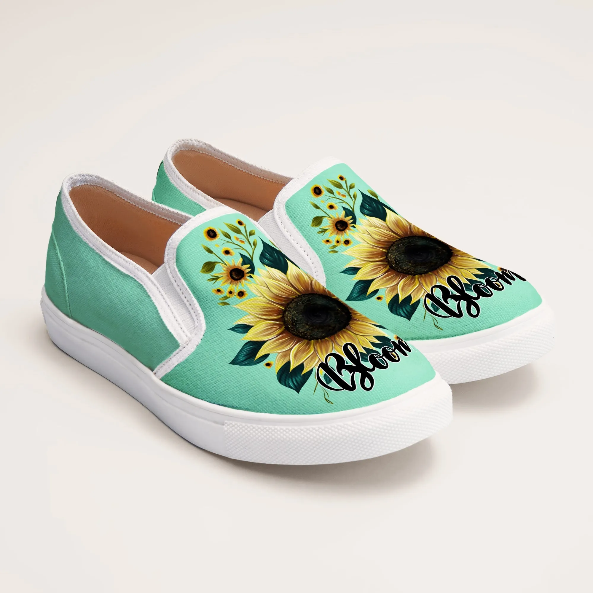 Sunflower Bloom Slipons
