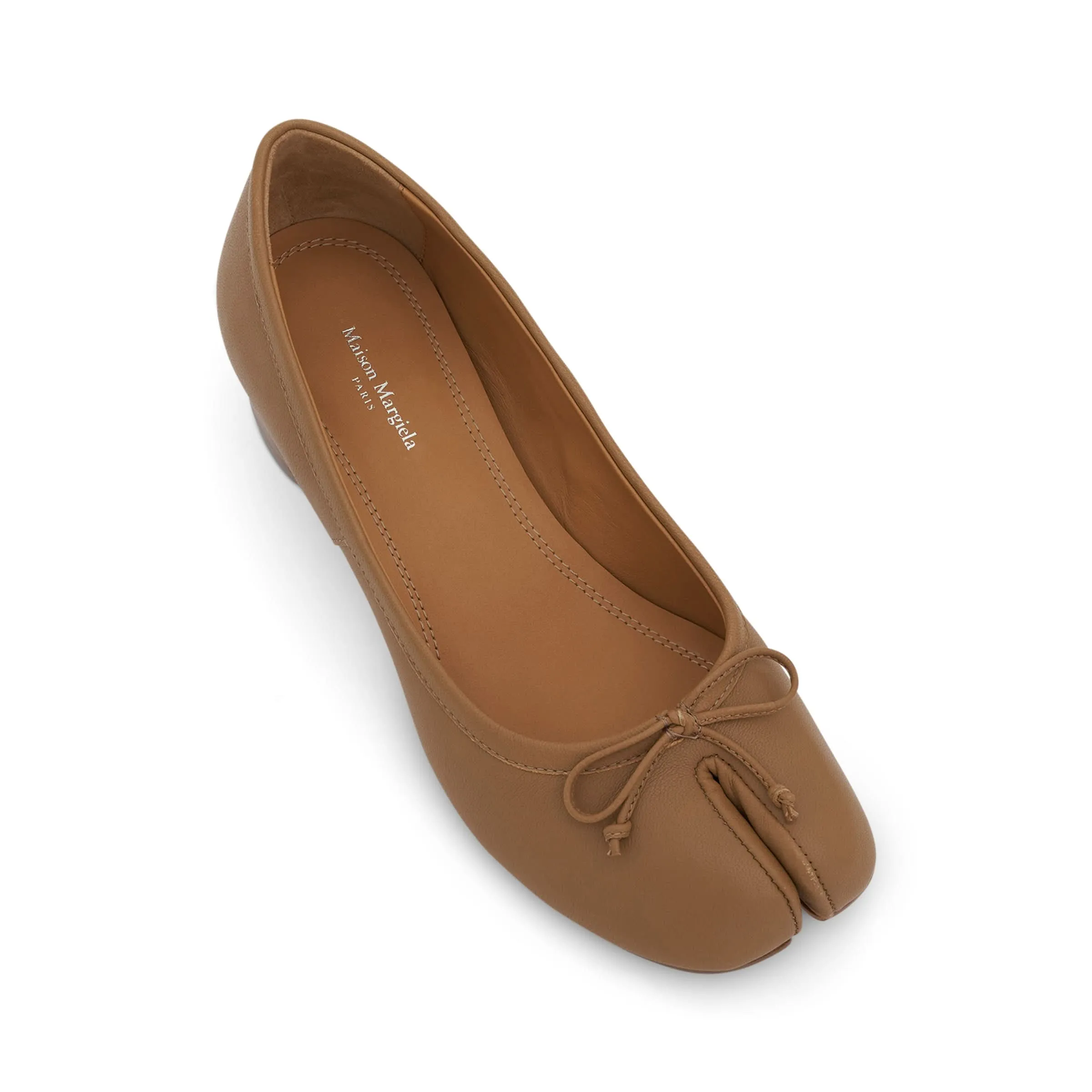 Tabi Ballerina 3cm Flats in Nude