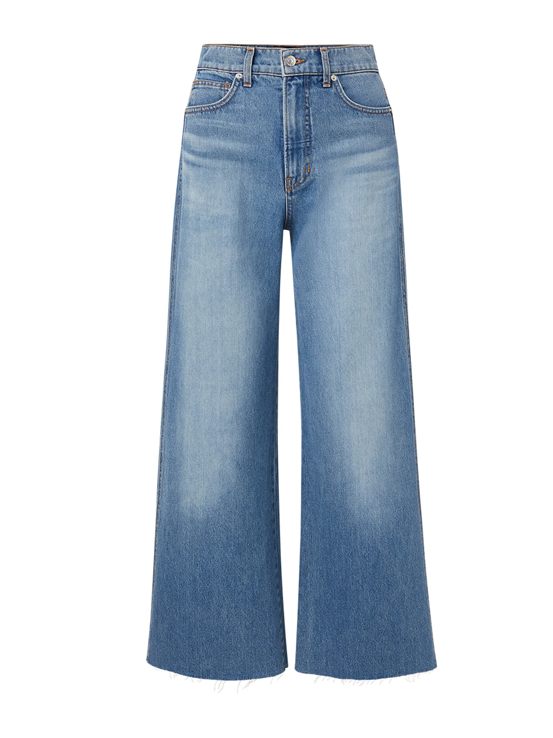 Taylor cropped wide-leg jeans