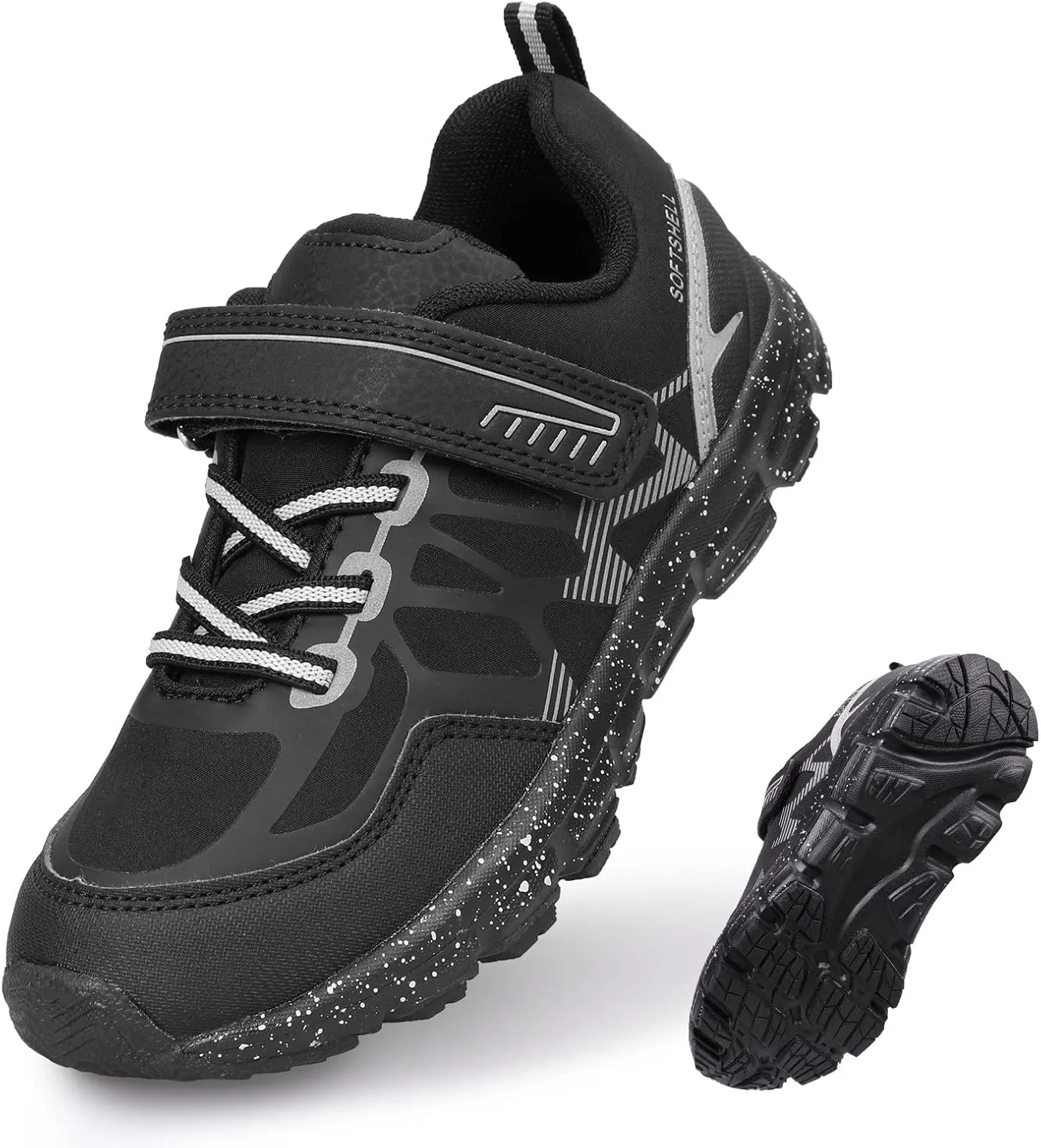 UOVO Boys Shoes Boys Sneakers Boys Tennis Hiking Running Shoes Kids Waterproof Athletic Outdoor Sneakers Non-Slip Comfy(Little/Big Boys)