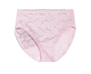 Wacoal Women's High Profile High-Cut Lace Underwear Panty, Ballet Slip 684