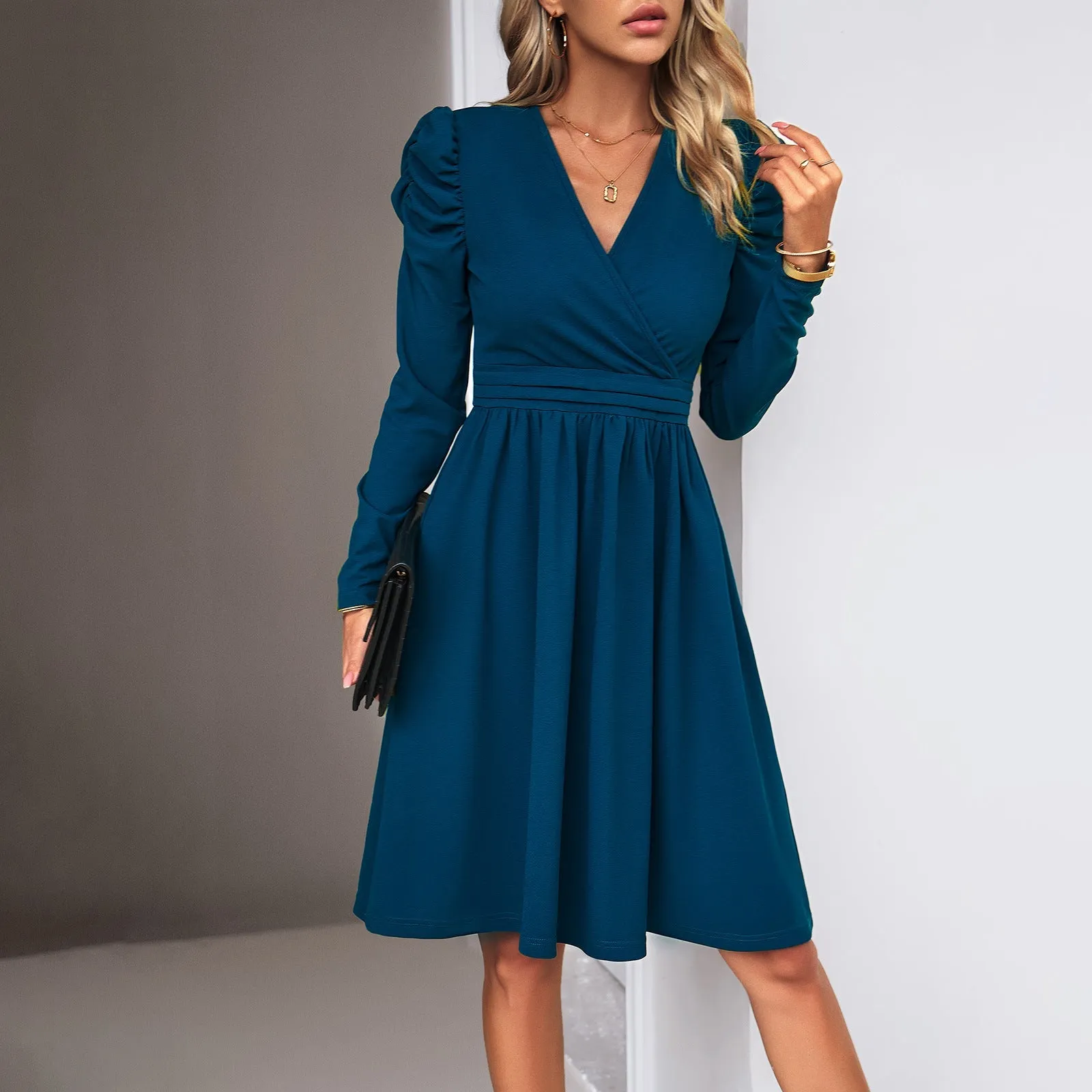 Women's Flattering Midi Dress