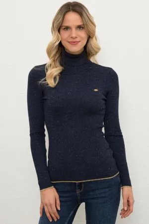 Womens Knitwear Navy Blue