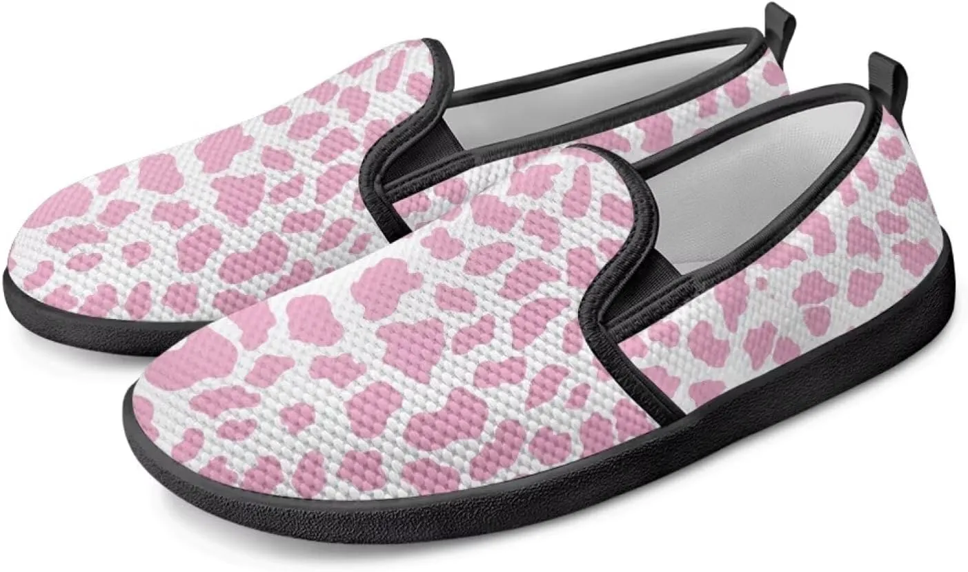 Women's Walking Shoes Fashion Casual Sneaker Comfort Flat Mesh Hand Free Low Tops Painted Sweet Dress Shoes Light - Weight Size 5.5-10.5